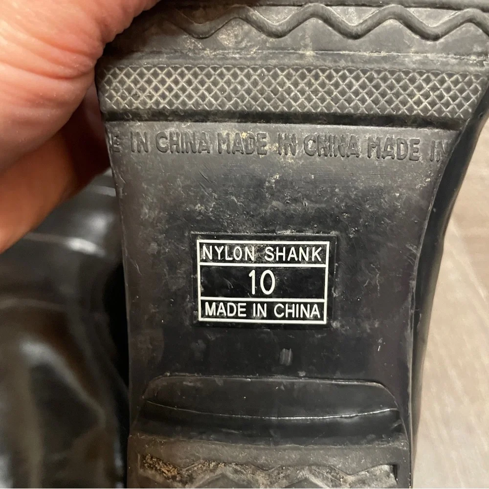 L.L. Bean Women's Black Winter‎ Rain Boots size 10